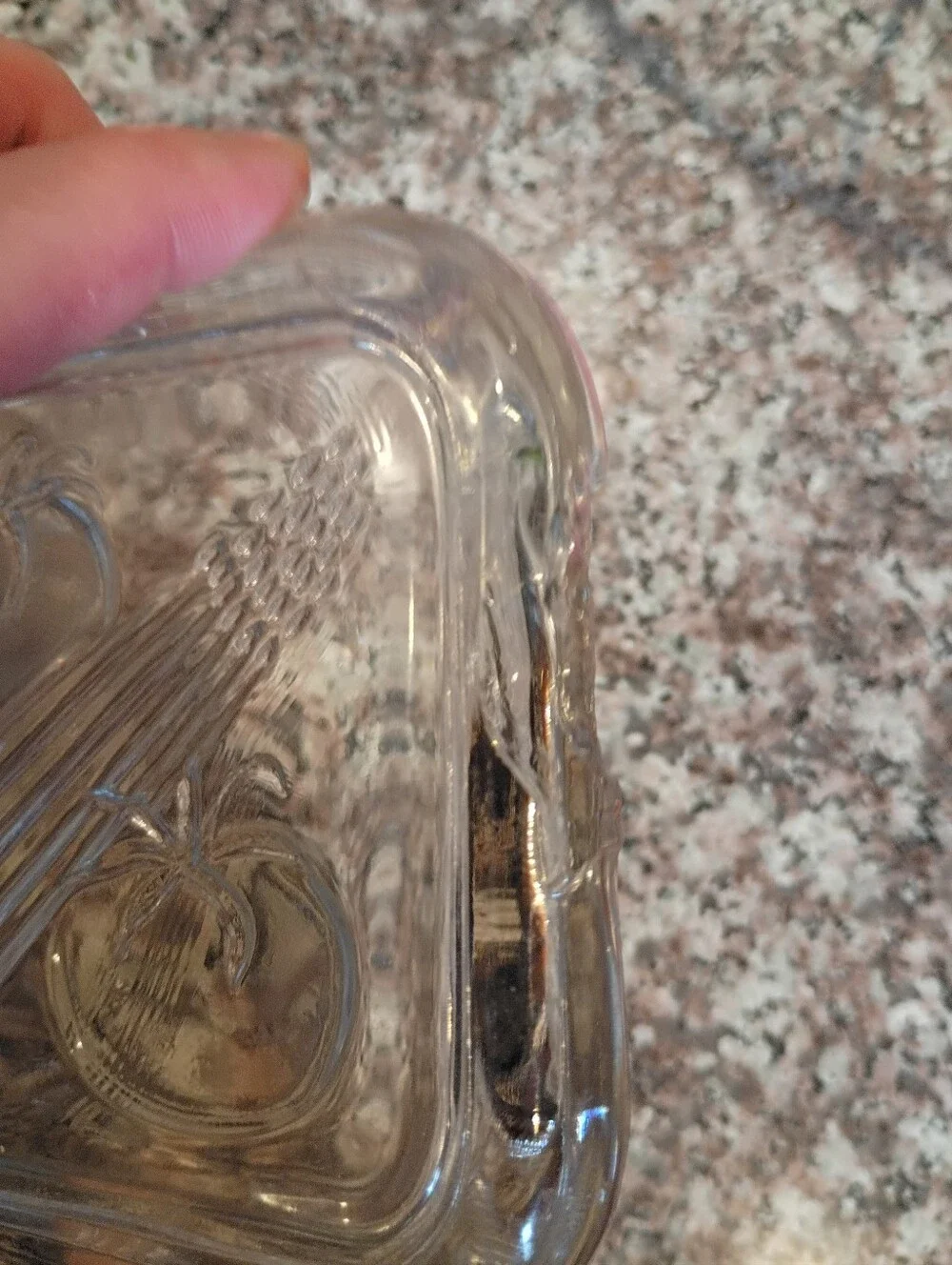 1930s Federal Glass ar Ribbed Glass Storage Dish Set